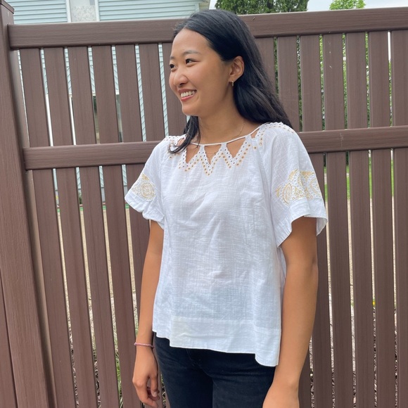 Madewell summer blouse 🌻 - Picture 3 of 6